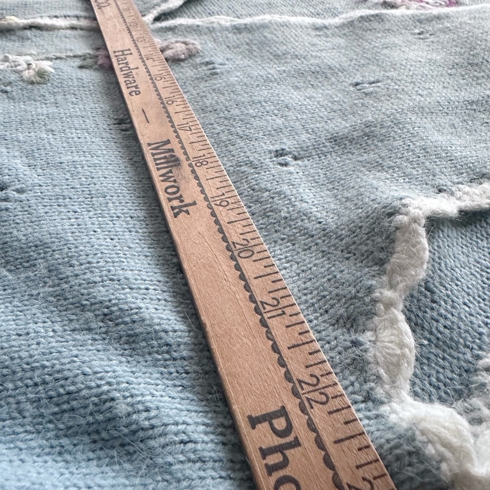 Vintage 1990s Koret Baby Blue Floral Embroidered Vest Cottagecore Size XL - Picture 8 of 10